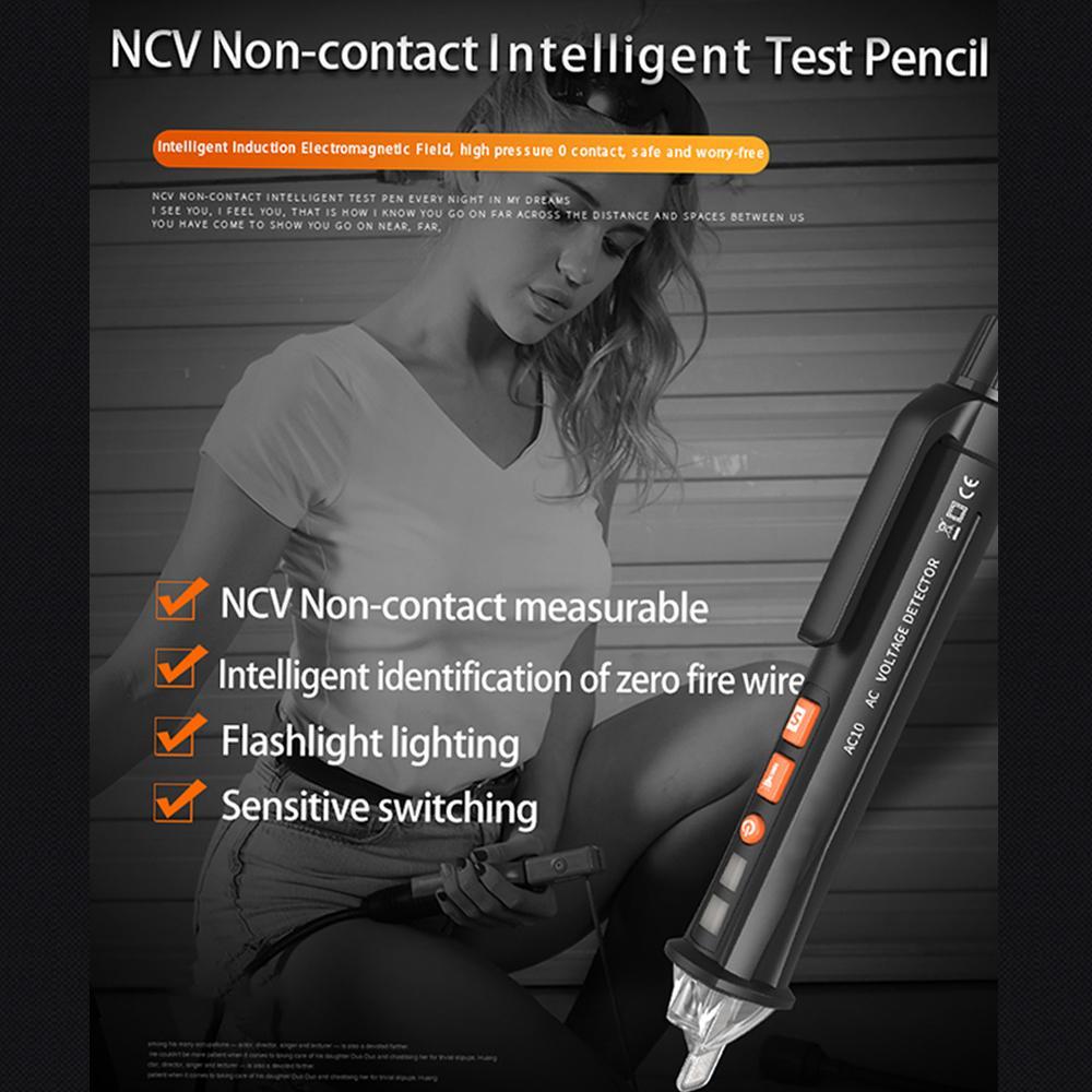 AC/DC Voltage Test Pencil, 12V/48V-1000V Voltage Sensitivity Electric Compact Pen