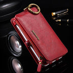 Classic Retro Stand Wallet Case for iPhone