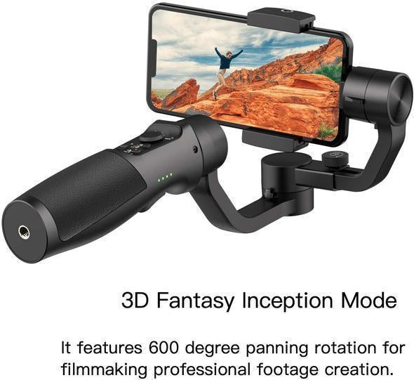 3D SMART BLUETOOTH HANDHELD SMOOTH GIMBAL【LAST DAY 50% OFF】