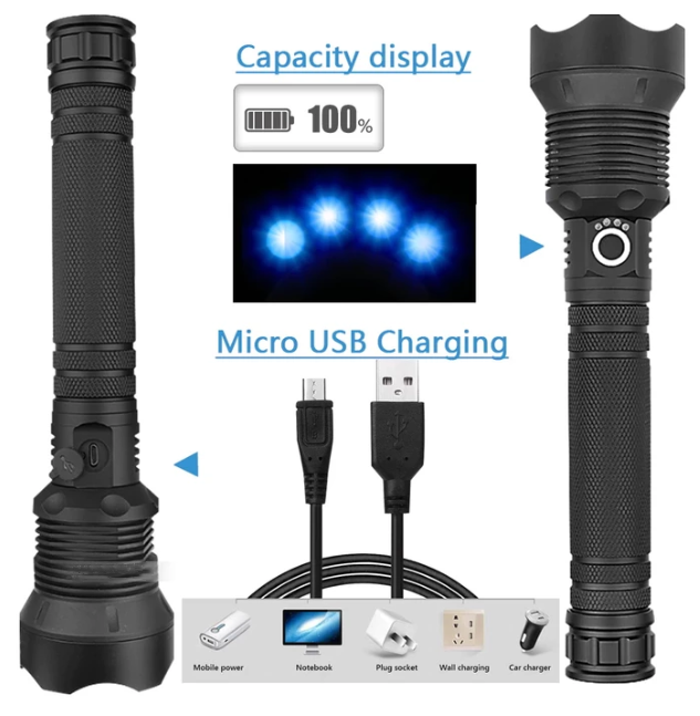 POWERFUL FLASHLIGHT！Buy 2 Get 1 for Free!(Add 3 to Cart to Get the 3rd for Free)