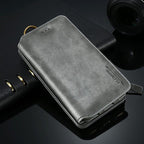 Classic Retro Stand Wallet Case for iPhone