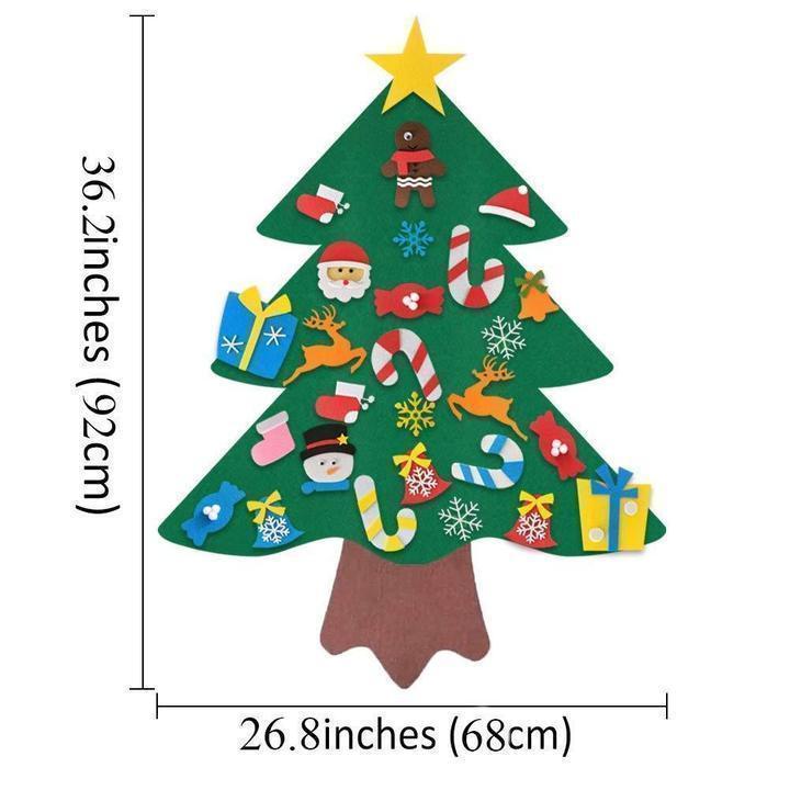 DIY felt Christmas tree【BUY 3 GET FREE SHIPPING】