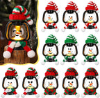 🎄Christmas Sale 49% OFF⛄ Snowman Lantern with Hats and Scarves
