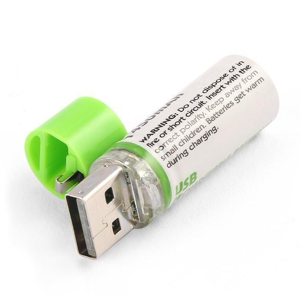 EASYPOWER USB RECHARGEABLE AA BATTERIES(1 pack included 2 pcs)Buy 2 Get 1  Free!(Add 3 to Cart to Get the 3rd for Free)