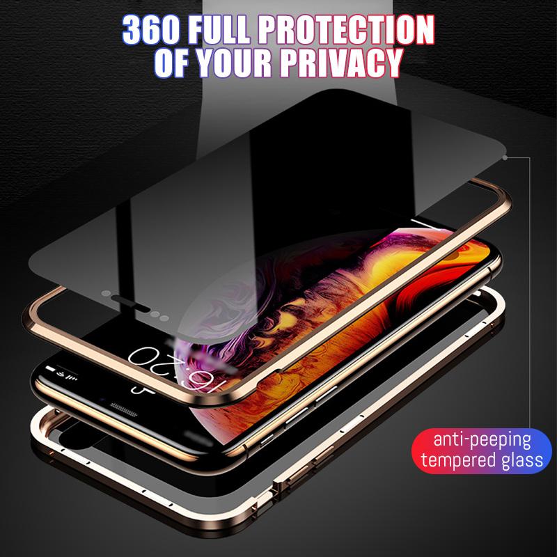 Anti-peep Magnetic Phone Case( Double Side)