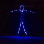 RGB COLOR LIGHT UP LED STICK FIGURE KIT