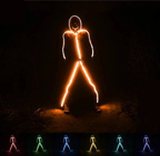 RGB COLOR LIGHT UP LED STICK FIGURE KIT