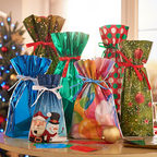 【Quarterly discount -- Welcoming christmas】Drawstring Christmas Gift Bags