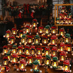 🎄Christmas Sale 49% OFF⛄ Snowman Lantern with Hats and Scarves