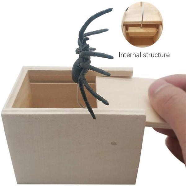 Spider box prank