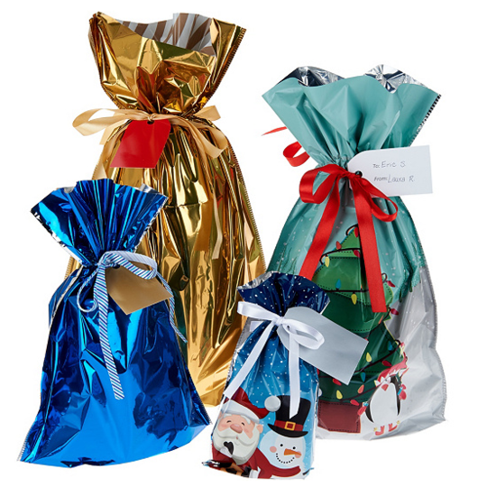 【Quarterly discount -- Welcoming christmas】Drawstring Christmas Gift Bags