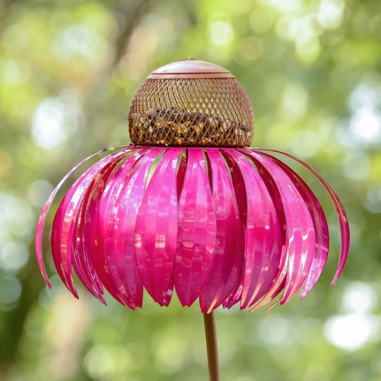 Last Day Promotion 75% OFF - Sensation Pink Coneflower Bird Feeder